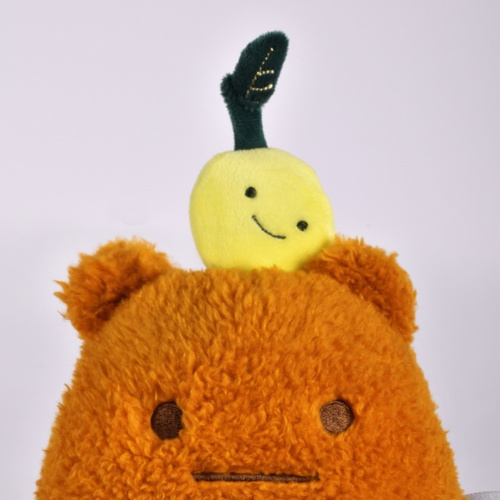DOUDOU - MIAM! John Lemon, 40 cm, orange lemon