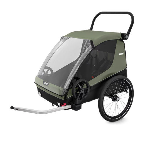THULE Courier - bike trailer - double, vintage green