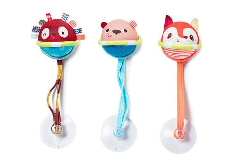 LILLIPUTIENS - Set of 3 bath balls with 3 m + suction cups