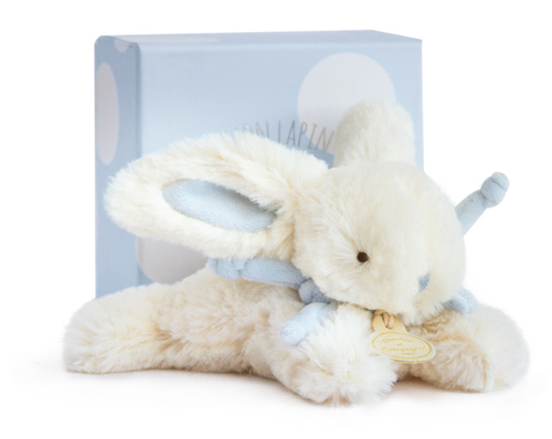 DOUDOU - Bonbon plush rabbit Doudou et Compagnie, 16 cm, blue