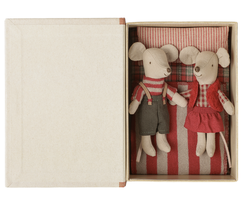 MAILEG – Christmas twins, little sister and brother in a book