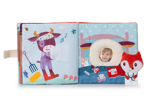 LILLIPUTIENS Activation book with mini-puppet Doctor Alice the fox 12 m+