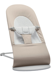 BABYBJÖRN - Bouncer Balance Soft  Beige/Grey, Woven/Jersey