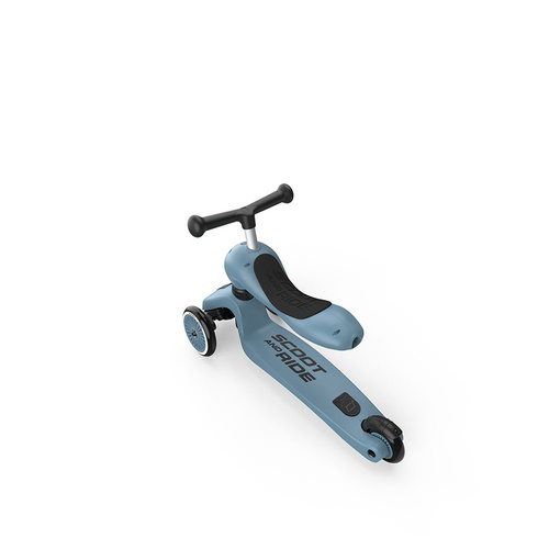 SCOOTANDRIDE - Highwaykick 2in1 Ride and scooter 1-5 years Steel