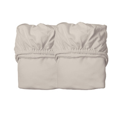 LEANDER - sheet for baby cot 2 pcs, cappucino