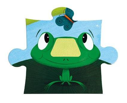 Janod - Sensory puzzle 20 pieces Farm