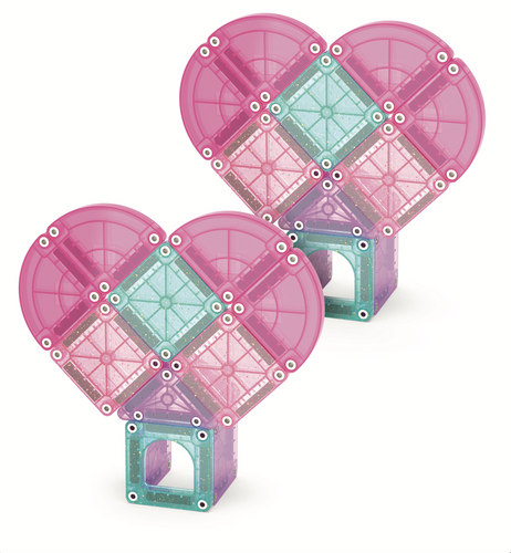 MAGNA-TILES - magnetic blocks Travel microMAGS Heart to Heart 26 pcs.