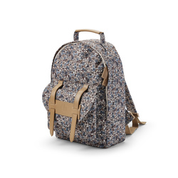 Elodie Details - backpacl MIDI + lunchbox large + thermal bottle, Blue Garden - SET