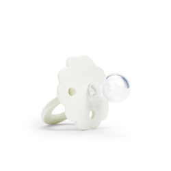 ELODIE DETAILS - Binky Bloom silicone pacifier 3m+, vanilla white