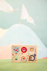 LILLIPUTIENS Wooden manipulation board Little Red Riding Hood suitcase 12 m+