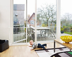 Baby Dan - Safety gate FLEX L, white