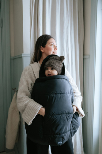 ELODIE DETAILS – 2-in-1 carrier or stroller cover, Cosy Cover, Black