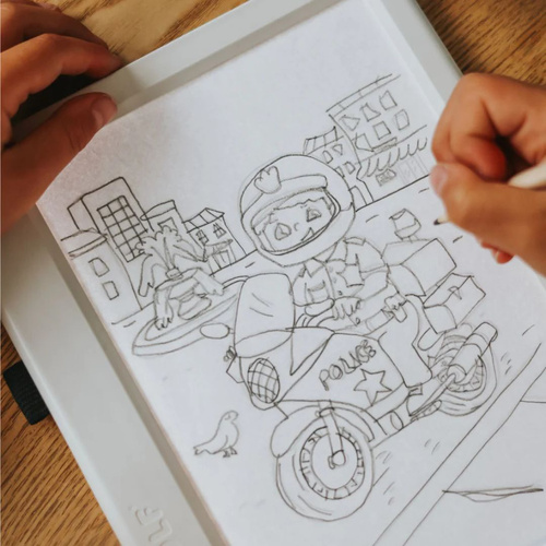 KIDYWOLF – refill set for KIDYDRAW-PAD 6+, Everyday heroes
