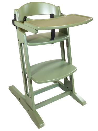 BabyDan - DanChair feeding chair + DanTray tray SET, soft green