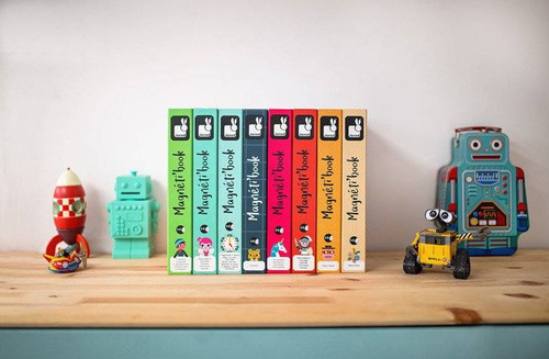 Janod - Magnetic puzzle I'm learning a watch Magnetibook collection 2018