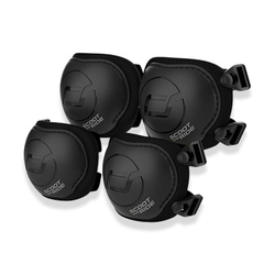 SCOOTANDRIDE - XXS Black children's protector set