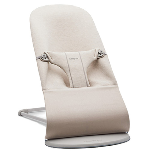 BABYBJORN - Bouncer Bliss -  Light grey frame, 3D Jersey, Light beige