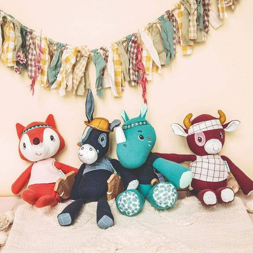 LILLIPUTIENS - A cuddly toy with a music box, Alice the Fox 0 m + ECO