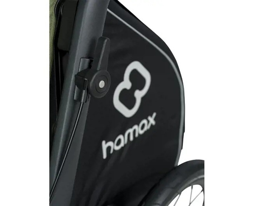 Bicycle trailer for a dog - Hamax Pluto L 45 kg - Blue / Black