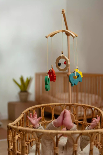 Yumi Yay Mobile 3-in-1; Mobile - Wooden toys - Puzzle