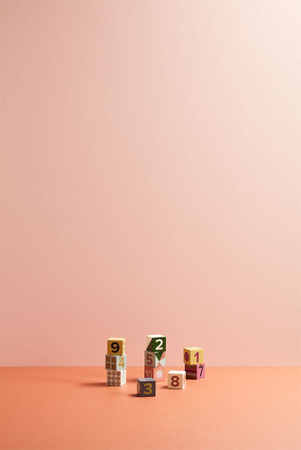 Kid's Concept - Cubes wood 10 pcs EDVIN