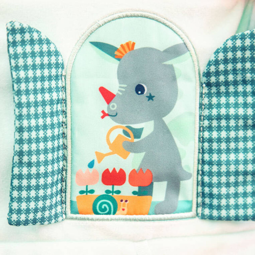 LILLIPUTIENS Soft activity board for play Stella the Deer and Joe the Dragon House 3 m+