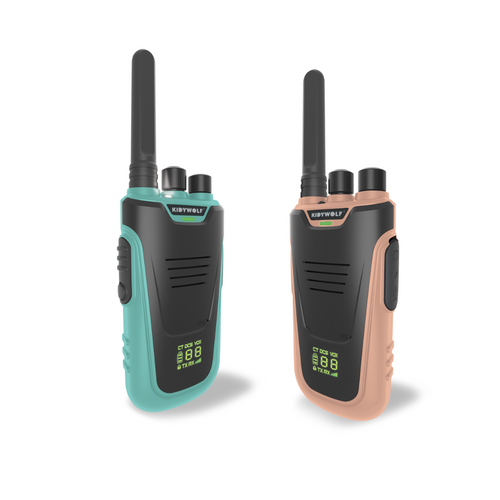 Kidywolf - KIDYTALK walkie-talkie set, cyan-nude