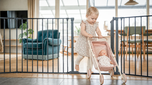 BabyDan - Flex StepFree XXL safety gate, black