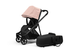 Thule Shine Misty Rose on Black + carry cot - SET