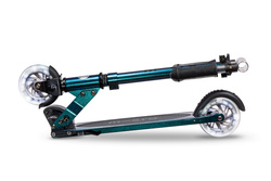 MICRO - two-wheeled scooter for children from 5 years Sprite LED, green purple