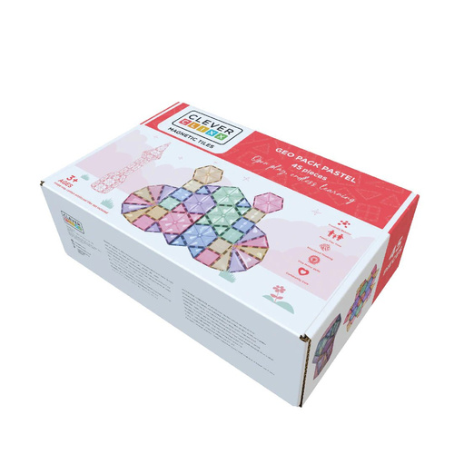 Geo Pack Pastel - 45 Pieces