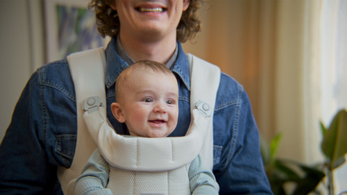BABYBJORN - Baby Carrier HOLD, MESH, Cream