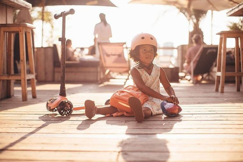 SCOOTANDRIDE - S-M helmet for children 3+ Rose