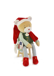 DOUDOU - Christmas pixy plush with house, Doudou et Compagnie, 27 cm, Farceur Cotillon