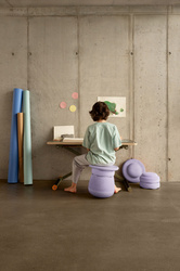 STAPELSTEIN - Dynamic all - active seat, light violet