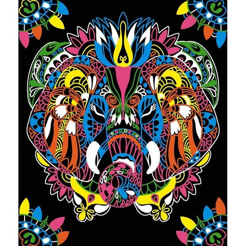 Janod - Multi - a creative set of 17 decorations Animals 6+