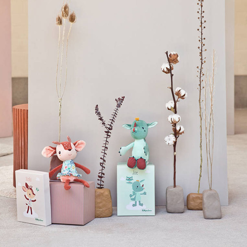 LILLIPUTIENS - Cuddly plush Stella the fawn in gift box ECO 3m+