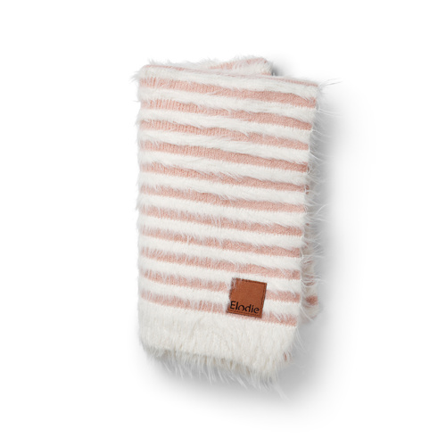 Elodie Details - Furry Knit Blanket - Faded Rose