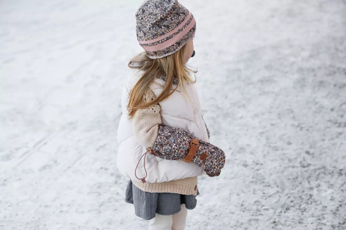 Elodie Details - Winter Beanie - Blue Garden- 1-2 years
