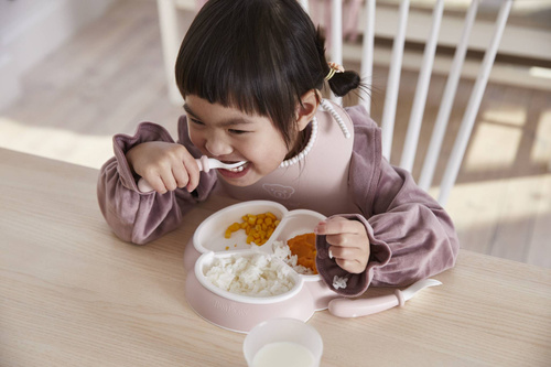 BABYBJORN - Dinnerware Set, 8 pcs - Powder Pink