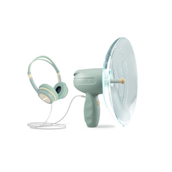 Kidywolf – Kidyspy sound amplifier for children, green