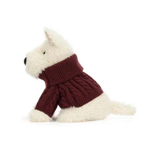 Jellycat - Munro Scottie Dog 'Winter Jumper' 25 cm