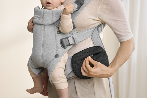 BABYBJORN - Pocket Pouch for Baby Carrier, Mesh, Black