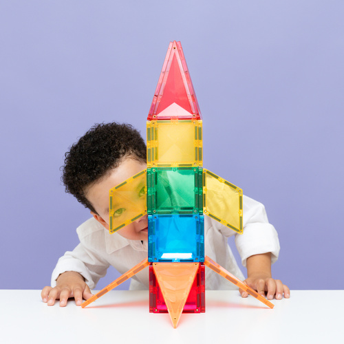 CONNETIX – Light Rocket Pack magnetic tiles – 30 pieces