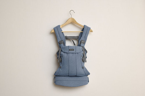 BABYBJORN - Baby Carrier Harmony, Woven, Blue mélange