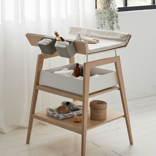 Leander - CUSHIONCOVER FOR LEANDER LINEA™ CHANGINGTABLE, CAPPUCCINO