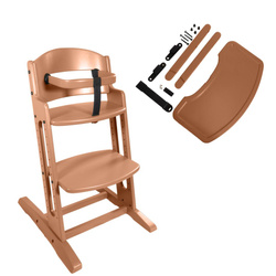 BabyDan - DanChair feeding chair + DanTray tray SET, mocca mousse