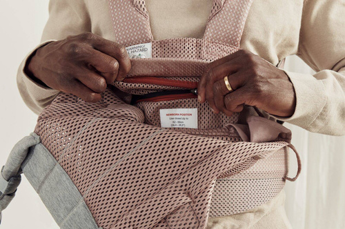 BABYBJORN - Baby Carrier Harmony 3D Mesh, Dusty pink