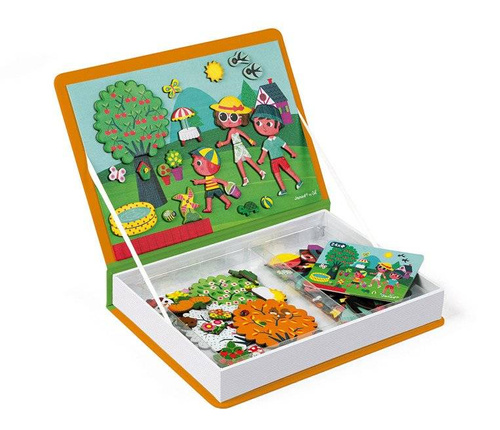 Janod - Magnetic puzzle 4 seasons Magnetibook collection 2018