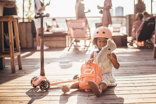 SCOOTANDRIDE - S-M helmet for children 3+ Rose